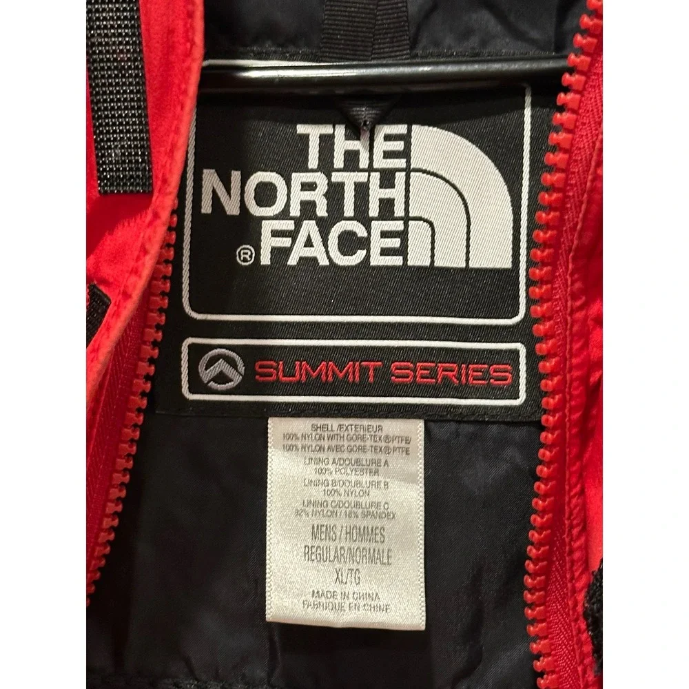 The North Face Summit Series Gore-Tex XCR Jacket Mens XL Red Grey Parka Shell - Picture 7 of 9